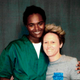 This 2018 photo provided by inmate Lindsay Saunders-Velez shows her, at left, with mentor Meghan Baker at the Colorado Territorial Correctional Facility in Cañon City, Colo.